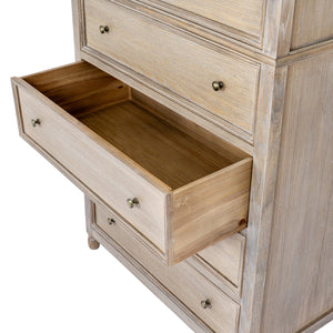 Delphine Collection Tall 5 Drawer Chest - XShowhome Limited - Hills