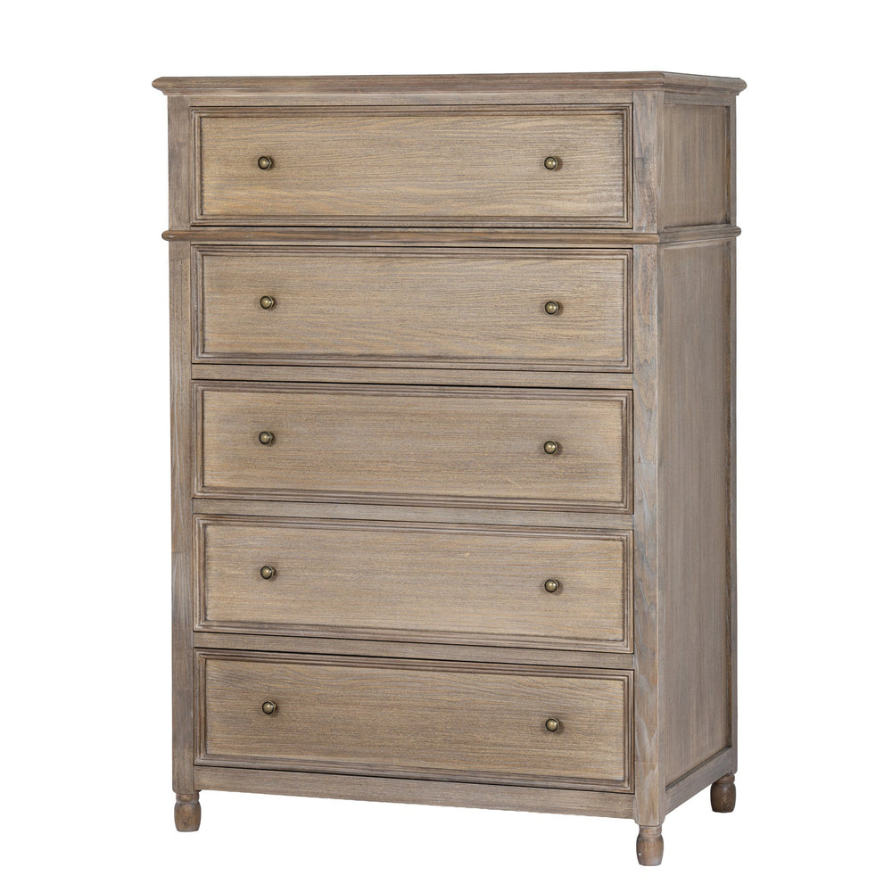 Delphine Collection Tall 5 Drawer Chest - XShowhome Limited - Hills