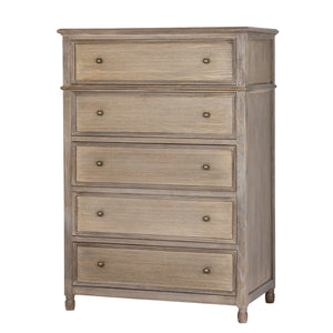 Delphine Collection Tall 5 Drawer Chest - XShowhome Limited - Hills
