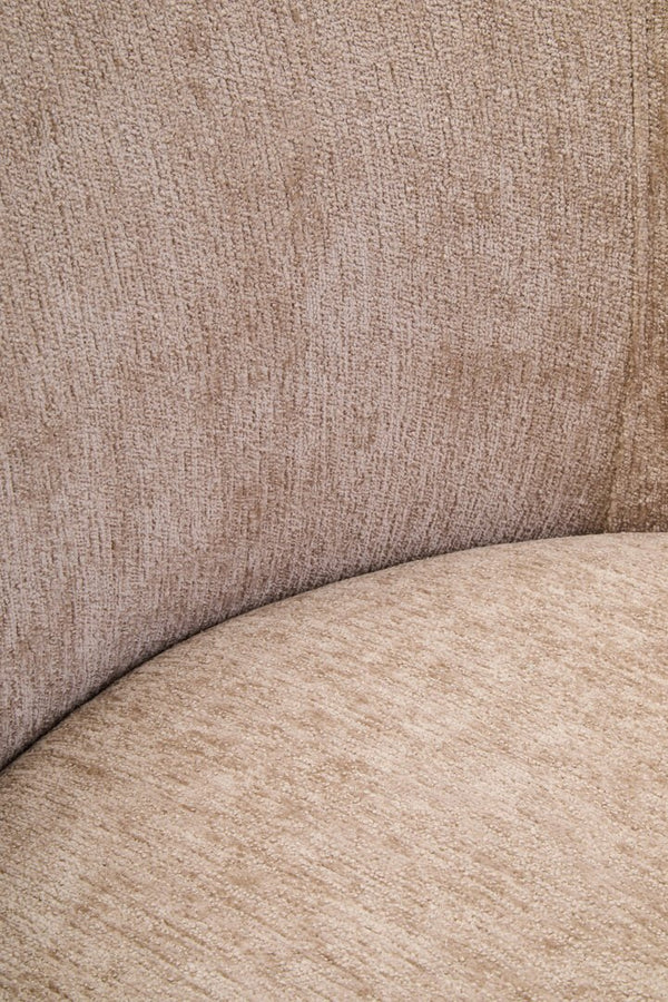 Delray Deep Stone Chenille Curved Chair - Canwell Interiors Limited - Xshowhome