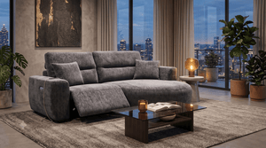 Denver Sofa Black Electric Recliner Right Hand - XShowhome Limited - Xshowhome