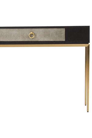 Deruta Shagreen Effect One Drawer Console Table - Canwell Interiors Limited - Xshowhome