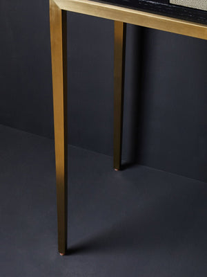 Deruta Shagreen Effect One Drawer Console Table - Canwell Interiors Limited - Xshowhome