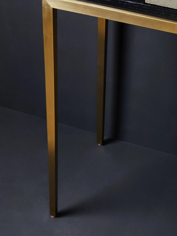 Deruta Shagreen Effect One Drawer Console Table - XShowhome Limited - Xshowhome