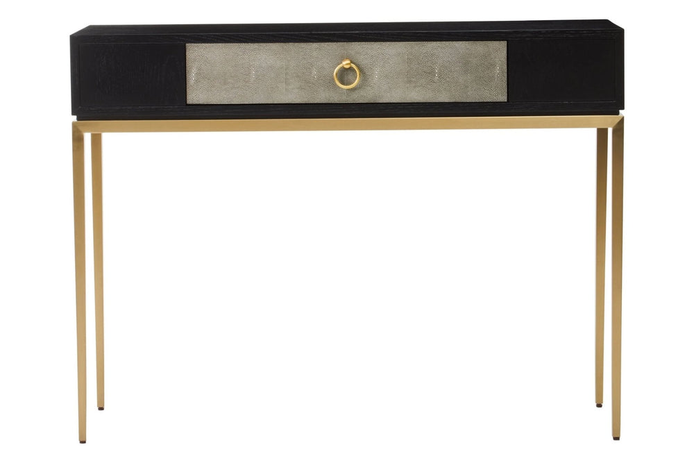 Deruta Shagreen Effect One Drawer Console Table - XShowhome Limited - Xshowhome