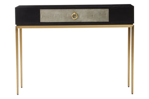 Deruta Shagreen Effect One Drawer Console Table - XShowhome Limited - Xshowhome