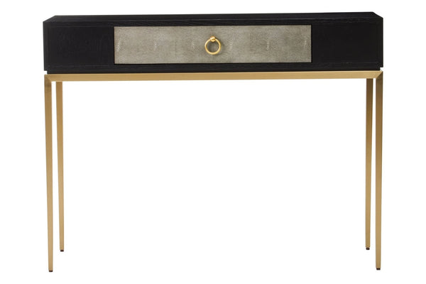 Deruta Shagreen Effect One Drawer Console Table - XShowhome Limited - Xshowhome