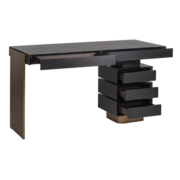 Desk Alexander Jones charcoal (Connar) - Canwell Interiors Limited - Richmond