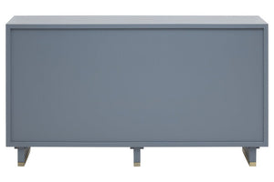 Deskey Grey Shagreen Effect Three Drawer Sideboard - Canwell Interiors Limited - Xshowhome