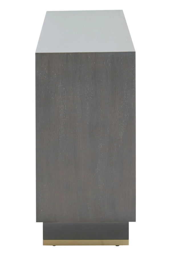 Deskey Grey Shagreen Effect Three Drawer Sideboard - XShowhome Limited - Xshowhome