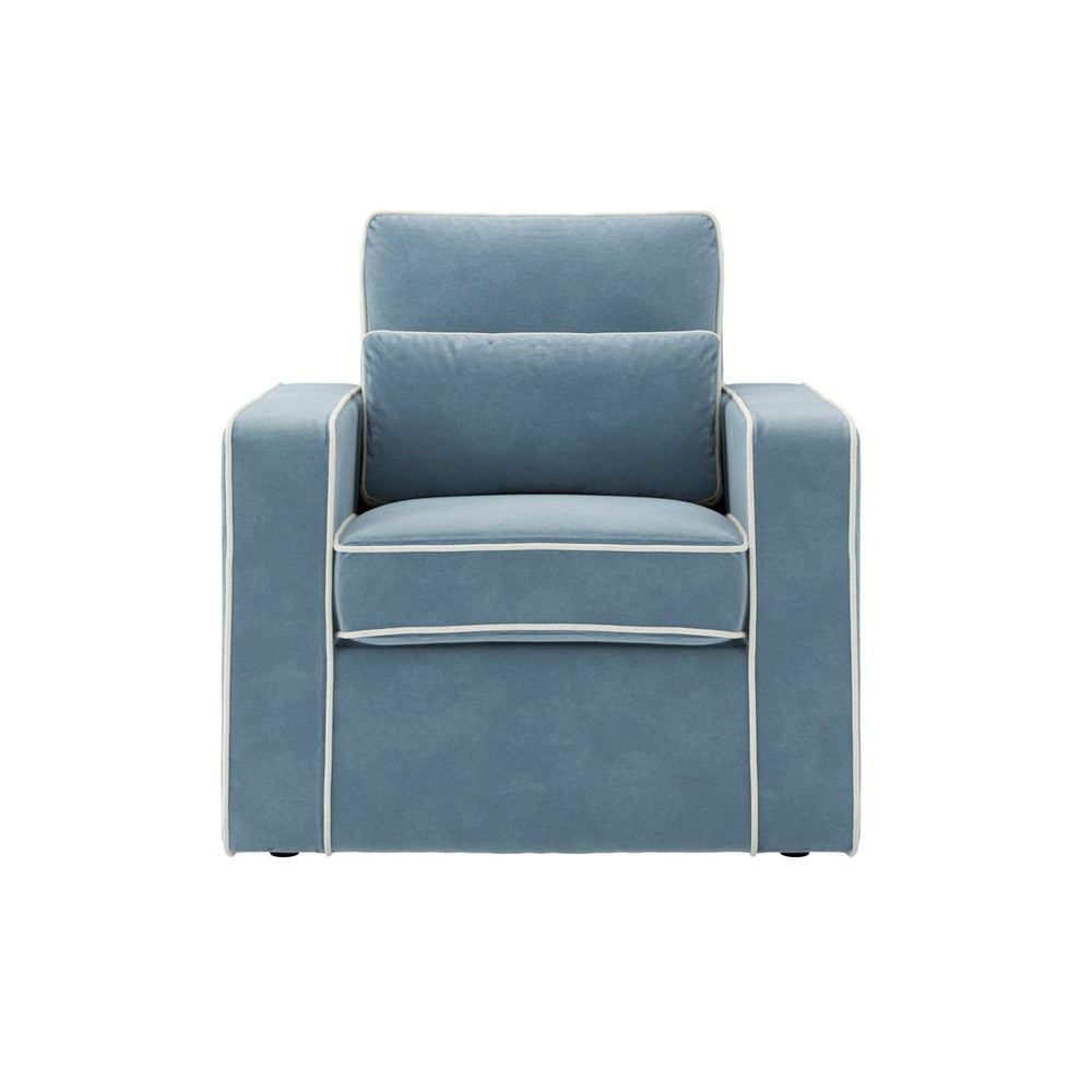 Diego Ice Blue Chair - Canwell Interiors Limited - Canwell