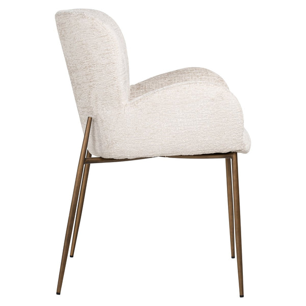 Dining chair Amber cream fusion fire retardant - Canwell Interiors Limited - Richmond