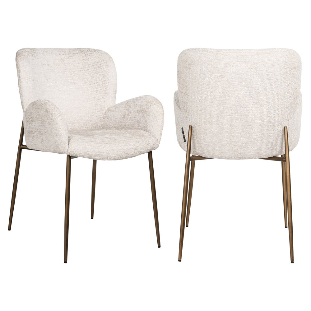 Dining chair Amber cream fusion fire retardant - Canwell Interiors Limited - Richmond