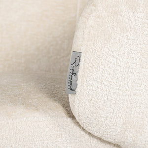 Dining chair Amphara FR white chenille fire retardant - Canwell Interiors Limited - Richmond