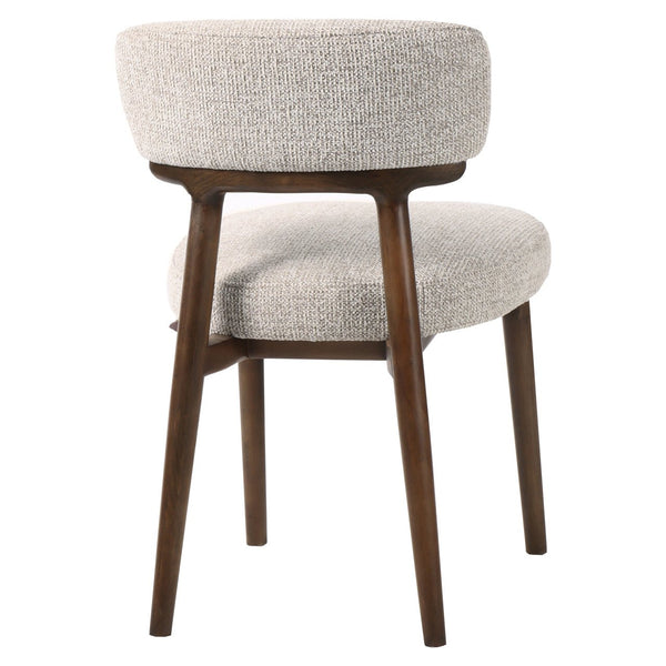 Dining chair Basker natural fancy fire retardant (Set of 2) - Canwell Interiors Limited - Richmond