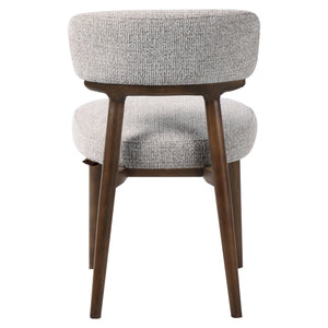 Dining chair Basker natural fancy fire retardant (Set of 2) - Canwell Interiors Limited - Richmond