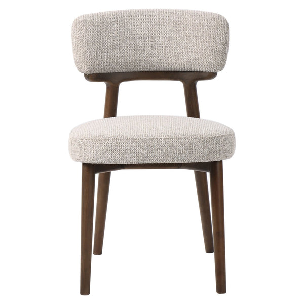 Dining chair Basker natural fancy fire retardant (Set of 2) - Canwell Interiors Limited - Richmond