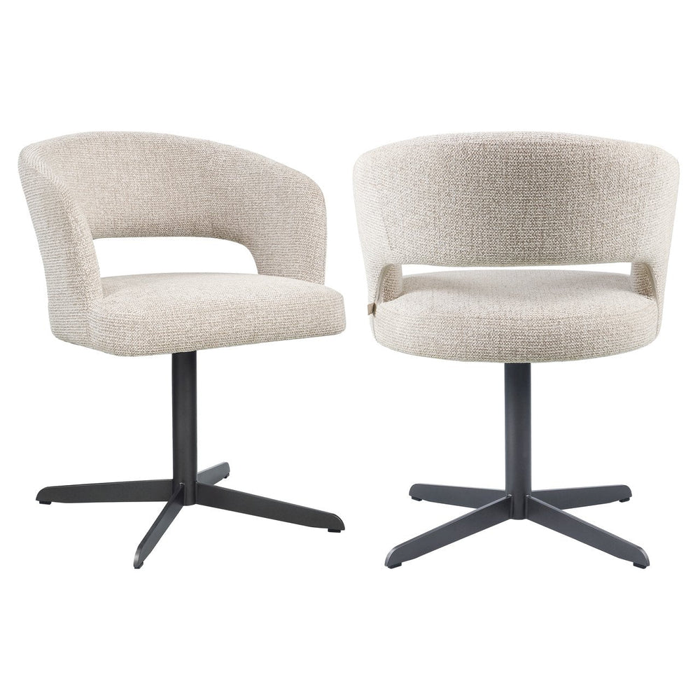 Dining chair Blanca natural fancy fire retardant - Canwell Interiors Limited - Richmond