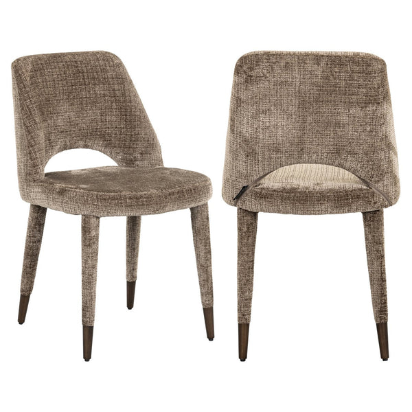 Dining chair Cecilia niagara stone fire retardant (Set of 2) - Canwell Interiors Limited - Richmond