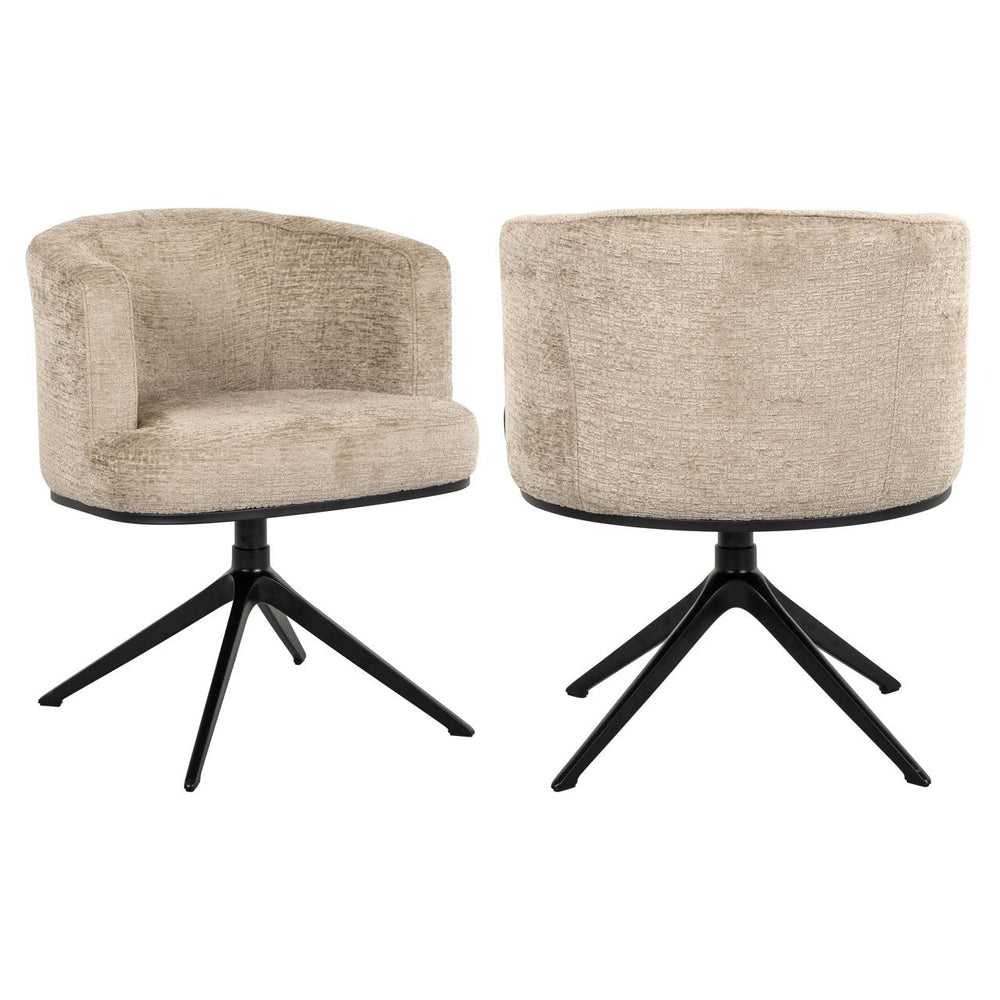 Dining chair Cheyenne desert fusion swivel fire retardant - Canwell Interiors Limited - Richmond
