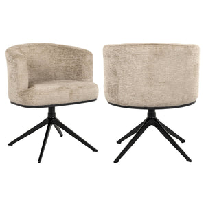 Dining chair Cheyenne desert fusion swivel fire retardant - Canwell Interiors Limited - Richmond