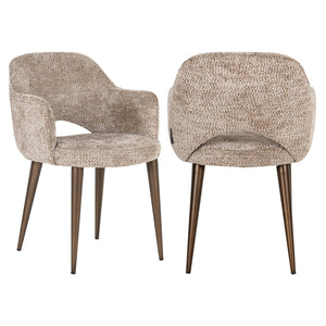 Dining chair Delphina lovely nature fire retardant - Canwell Interiors Limited - Richmond