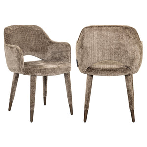 Dining chair Donnatella niagara stone fire retardant - Canwell Interiors Limited - Richmond