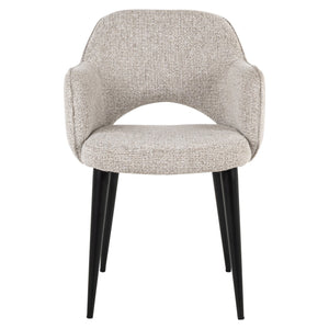 Dining chair Giovanna natural fancy fire retardant - Canwell Interiors Limited - Richmond