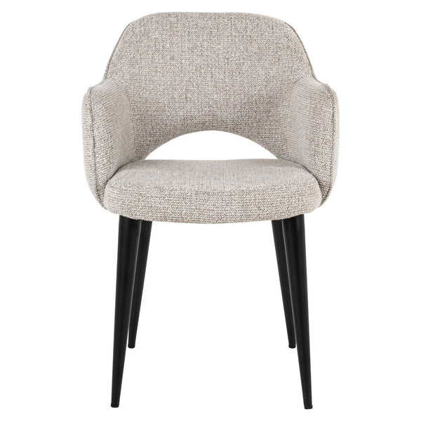 Dining chair Giovanna natural fancy fire retardant - Canwell Interiors Limited - Richmond
