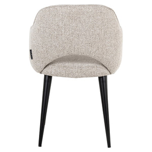 Dining chair Giovanna natural fancy fire retardant - Canwell Interiors Limited - Richmond