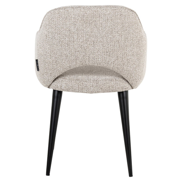 Dining chair Giovanna natural fancy fire retardant - Canwell Interiors Limited - Richmond