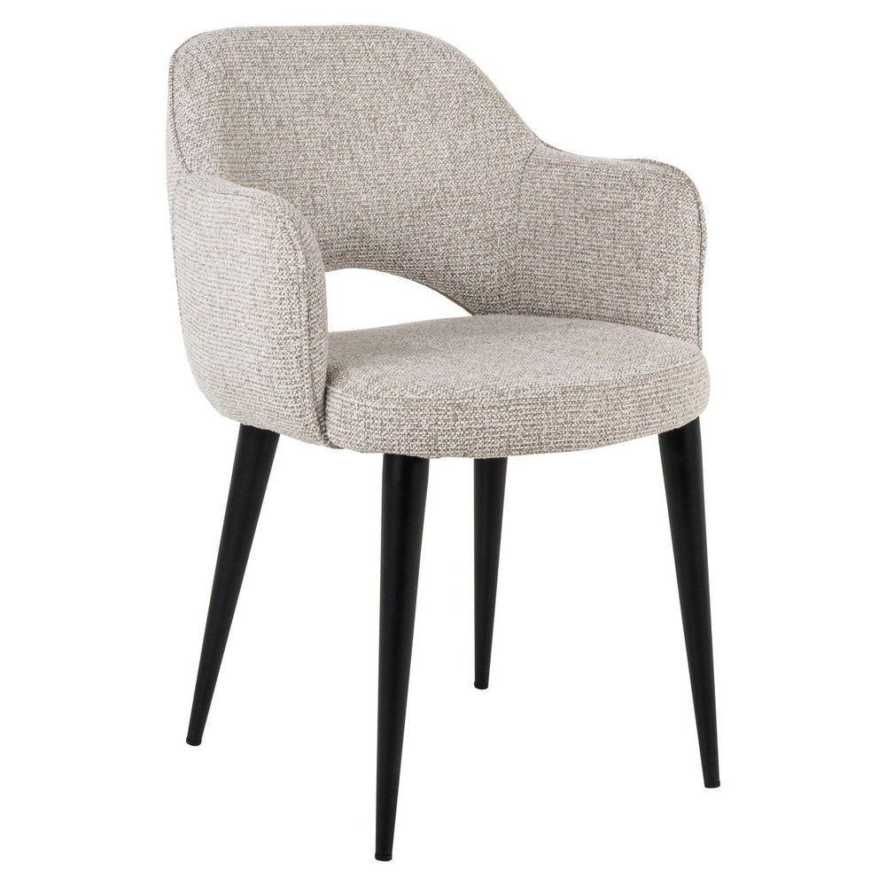 Dining chair Giovanna natural fancy fire retardant - Canwell Interiors Limited - Richmond