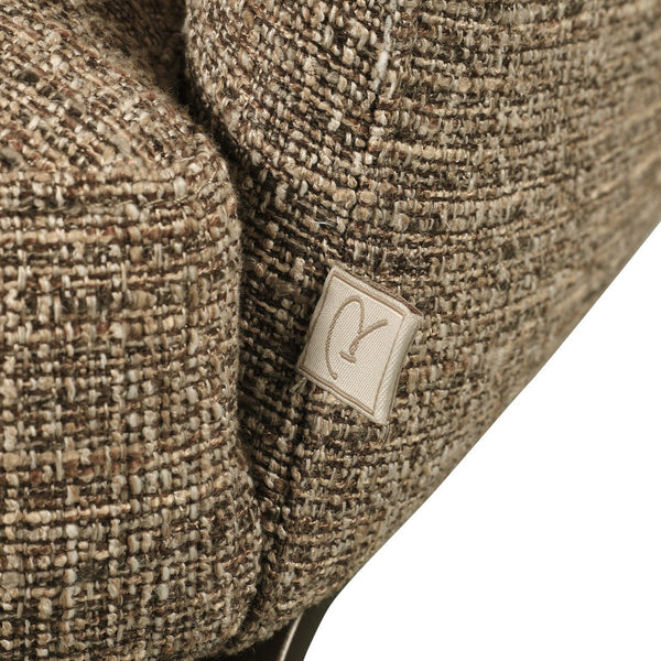Dining chair Hadley brown tweed fire retardant - Canwell Interiors Limited - Richmond