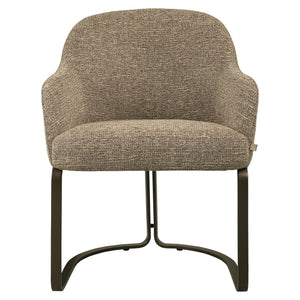 Dining chair Hadley brown tweed fire retardant - Canwell Interiors Limited - Richmond