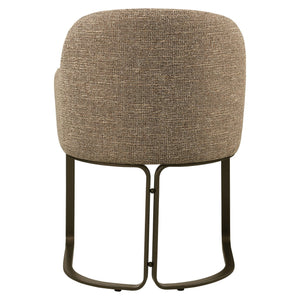 Dining chair Hadley brown tweed fire retardant - Canwell Interiors Limited - Richmond