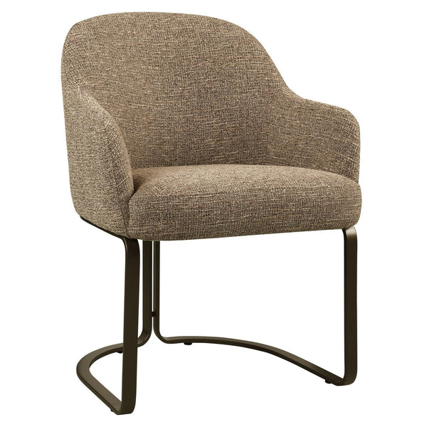 Dining chair Hadley brown tweed fire retardant - Canwell Interiors Limited - Richmond