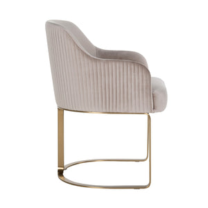 Dining chair Hadley khaki velvet fire retardant - Canwell Interiors Limited - Richmond