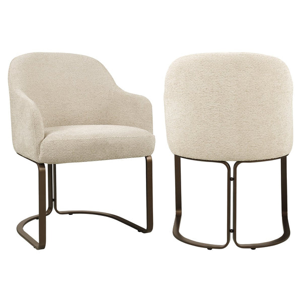 Dining chair Hadley natural boldweave fire retardant - Canwell Interiors Limited - Richmond