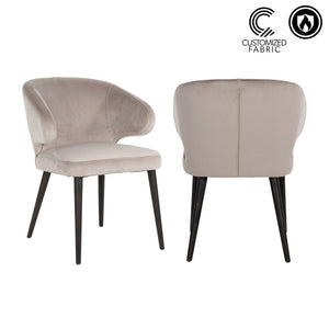 Dining chair Indigo customized fire retardant - Canwell Interiors Limited - Richmond