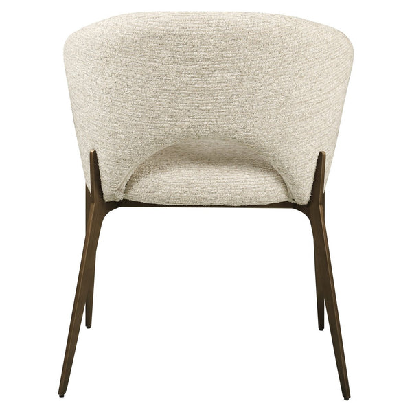 Dining chair Kenzi natural linear fire retardant - Canwell Interiors Limited - Richmond