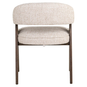 Dining chair Mori cream tweed fire retardant - Canwell Interiors Limited - Richmond