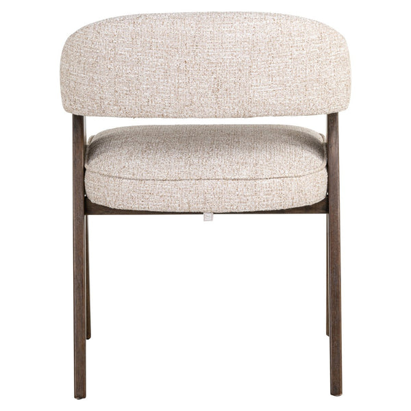 Dining chair Mori cream tweed fire retardant - Canwell Interiors Limited - Richmond