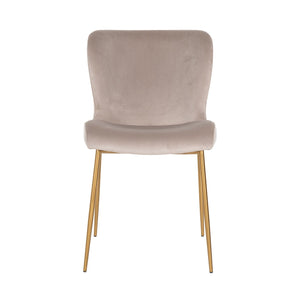 Dining chair Odessa khaki velvet fire retardant (Set of 2) - Canwell Interiors Limited - Richmond