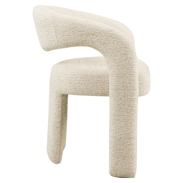 Dining chair Soho natural linear fire retardant - Canwell Interiors Limited - Richmond