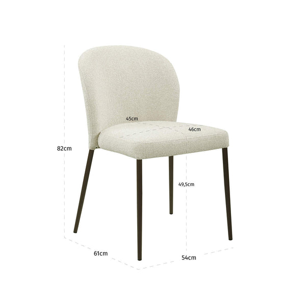 Dining Chair Stacker Biscotti Fire Retardant (Set of 2) - XShowhome Limited - Richmond