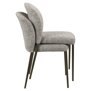 Dining Chair Stacker Earth Tweed Fire Retardant (Set of 2) - XShowhome Limited - Richmond