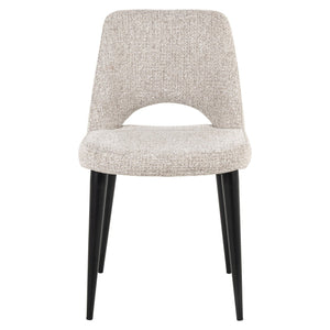 Dining chair Tabitha natural fancy fire retardant (Set of 2) - Canwell Interiors Limited - Richmond