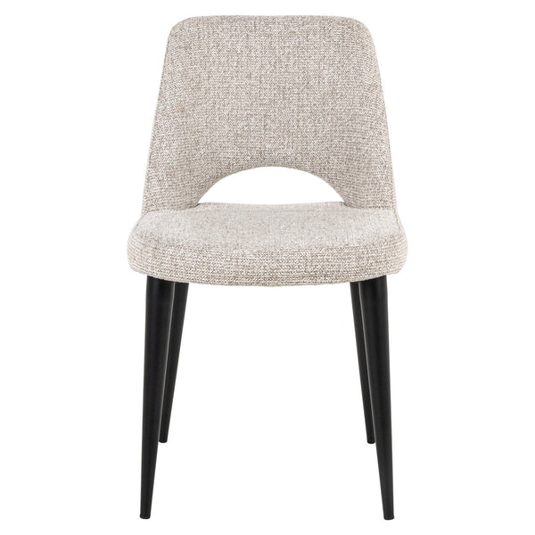 Dining chair Tabitha natural fancy fire retardant (Set of 2) - Canwell Interiors Limited - Richmond