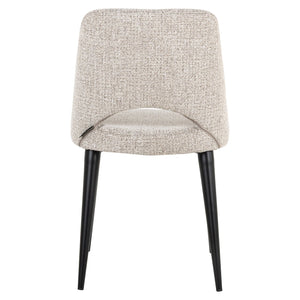 Dining chair Tabitha natural fancy fire retardant (Set of 2) - Canwell Interiors Limited - Richmond