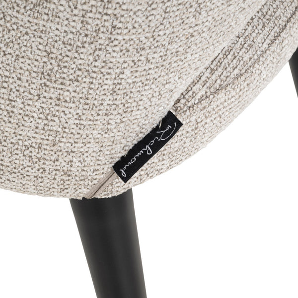 Dining chair Tabitha natural fancy fire retardant (Set of 2) - Canwell Interiors Limited - Richmond
